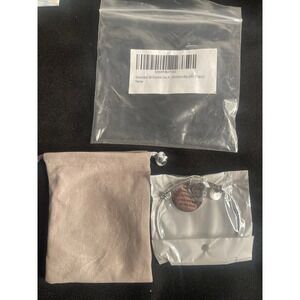 Inspirational Quote Bangle Bracelet Silver Tone November Birthstone Topaz Gift